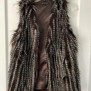 Hot & Delicious Faux Feather Vest